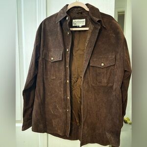 Men's Vintage Deerskin Trading Post Suede Jacket